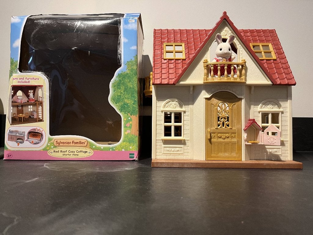 Sylvanian Families startershuis 5567, Ophalen, Zo goed als nieuw, Poppenhuis