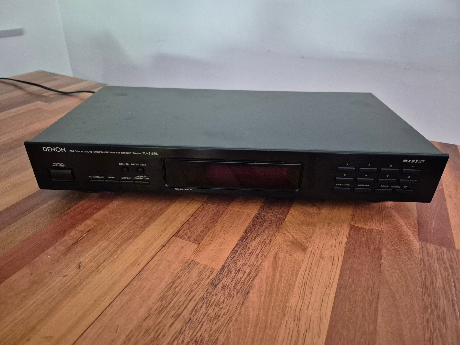 Denon TU-215RD AM/FM Stereo Tuner met RDS EON, Ophalen of Verzenden, Zo goed als nieuw, Analoog