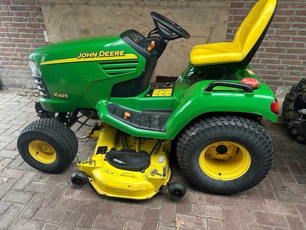 John Deere X495 Zitmaaier - Krachtig en Betrouwbaar, Tuin en Terras, Ophalen, Cirkelmaaier, Gebruikt, Mulchfunctie
