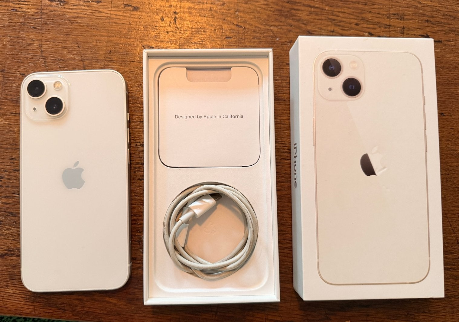 iPhone 13 wit 128 gb, batterij 80%, Ophalen, 80 %, 128 GB, Wit
