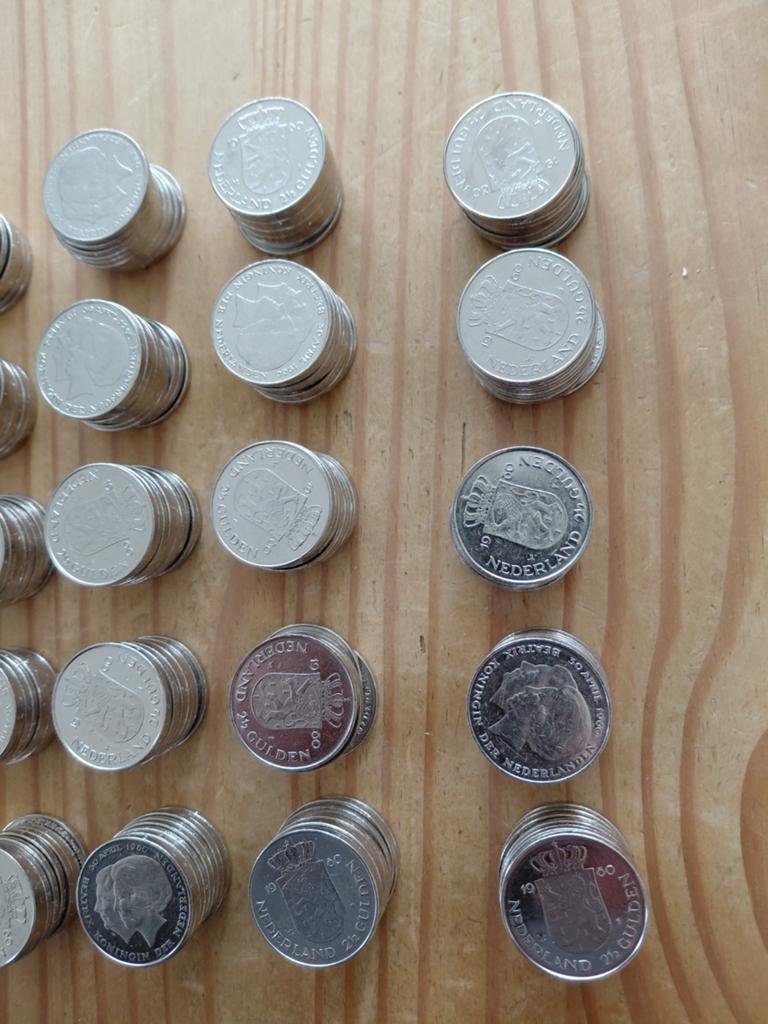 250 nikkelen guldens en 160 nikkelen rijksdaalders, Ophalen of Verzenden, Koningin Juliana, Overige waardes, Losse munt