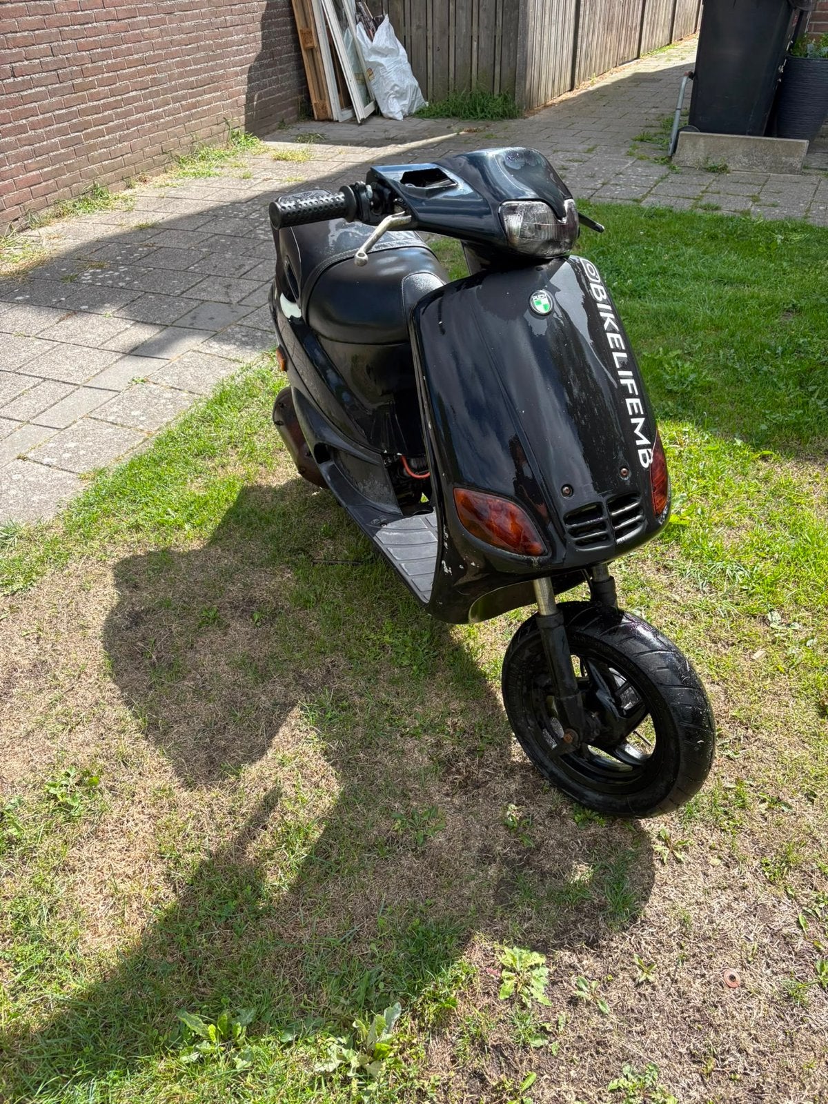 Zwarte Piaggio Zip Type 3 125cc Sfera, Ophalen, Gebruikt, Benzine, Zip