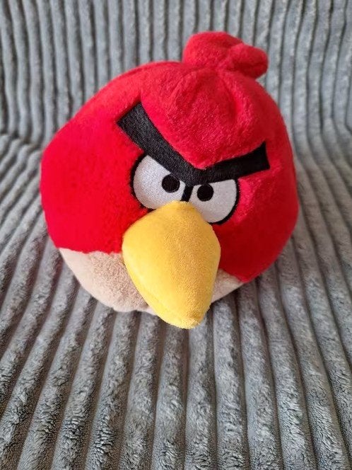 Knuffel rode angry bird h3, Overige merken, Overige typen, Onbekend, Ophalen of Verzenden