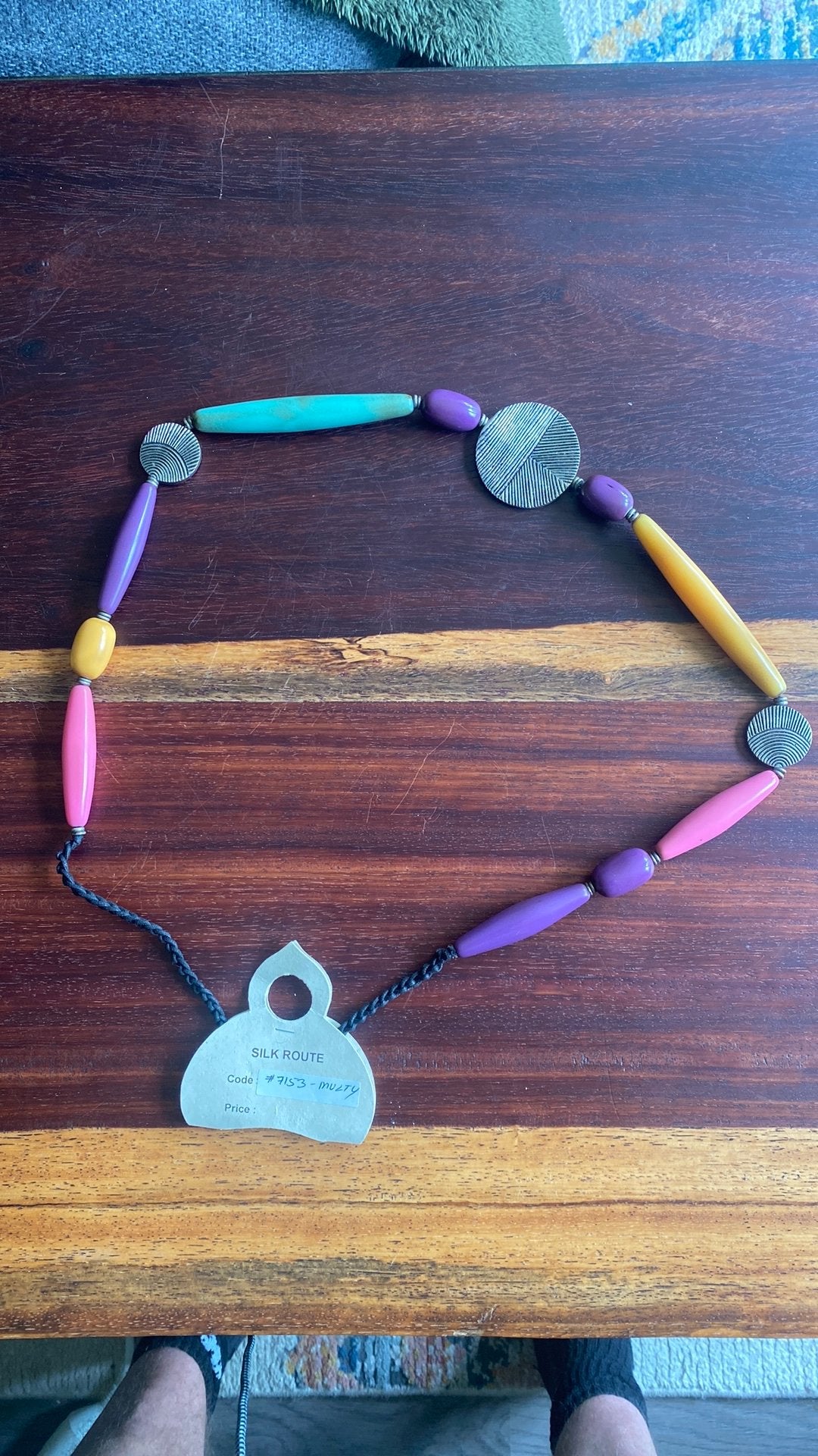 Vintage ketting, Ophalen of Verzenden, Gebruikt, Overige kleuren, Overige materialen
