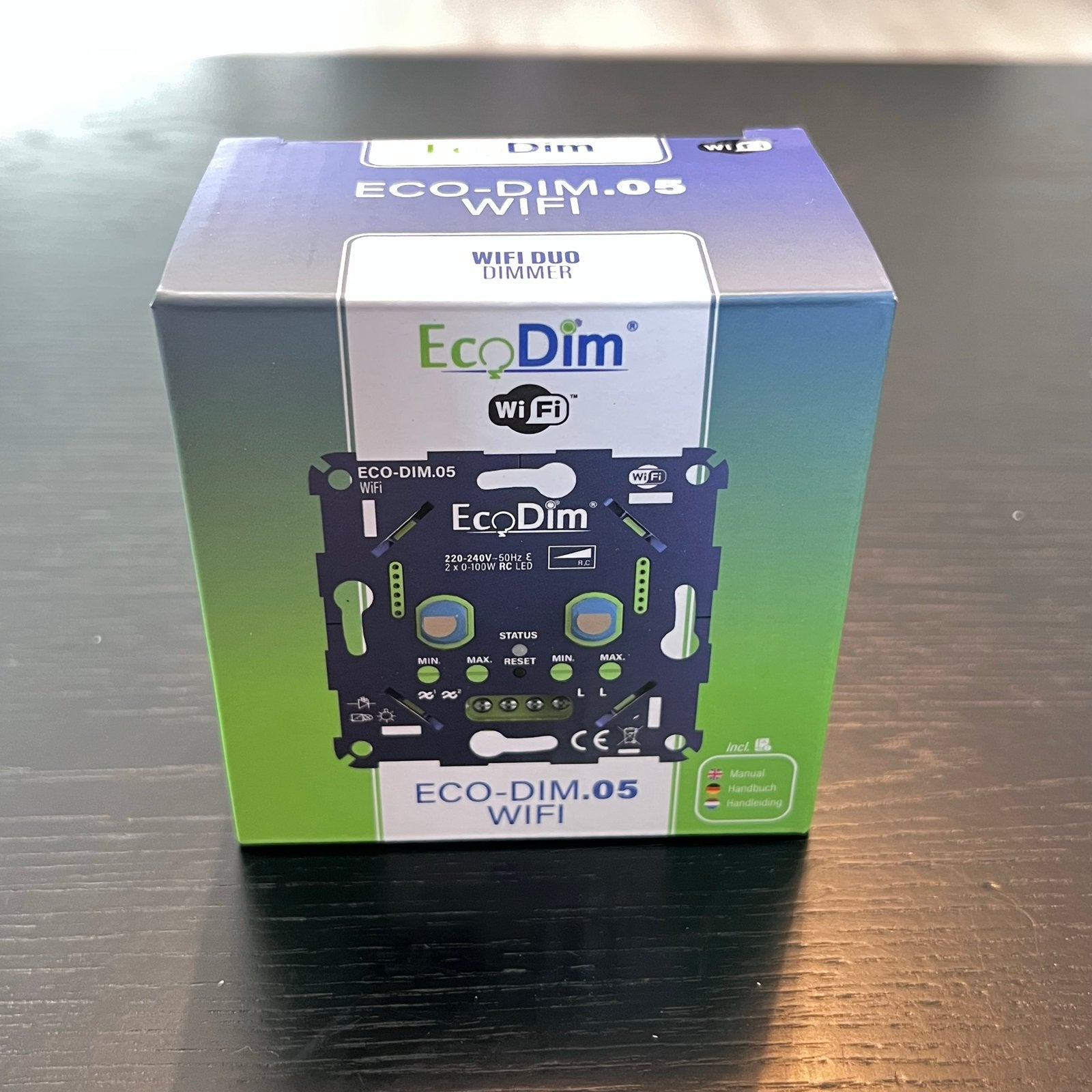 EcoDim ECO-DIM.05 WiFi Duo Dimmer - Smart Home Compatibel, Ophalen of Verzenden, Zo goed als nieuw, Overige merken, Dimmer
