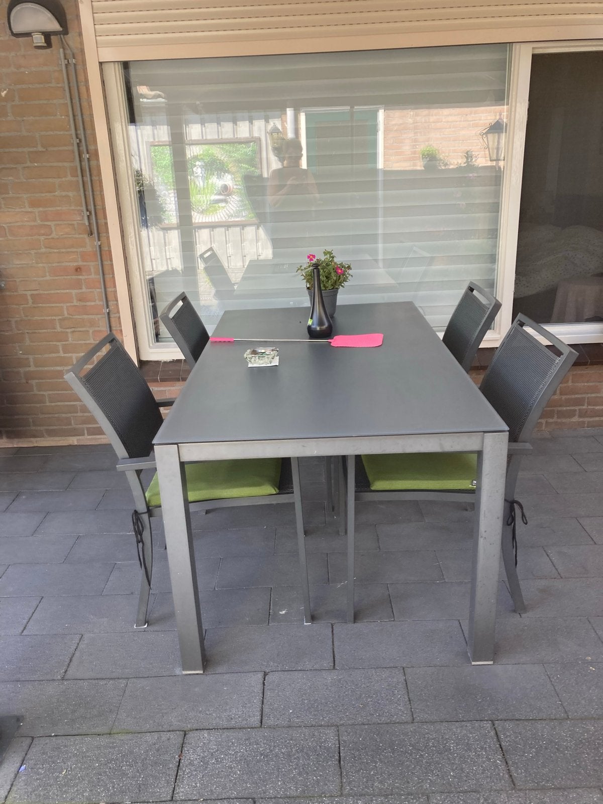 Tuinset ZGSN. MERK Bois Le Duc, Ophalen, Zo goed als nieuw, Tuinset, Overige materialen