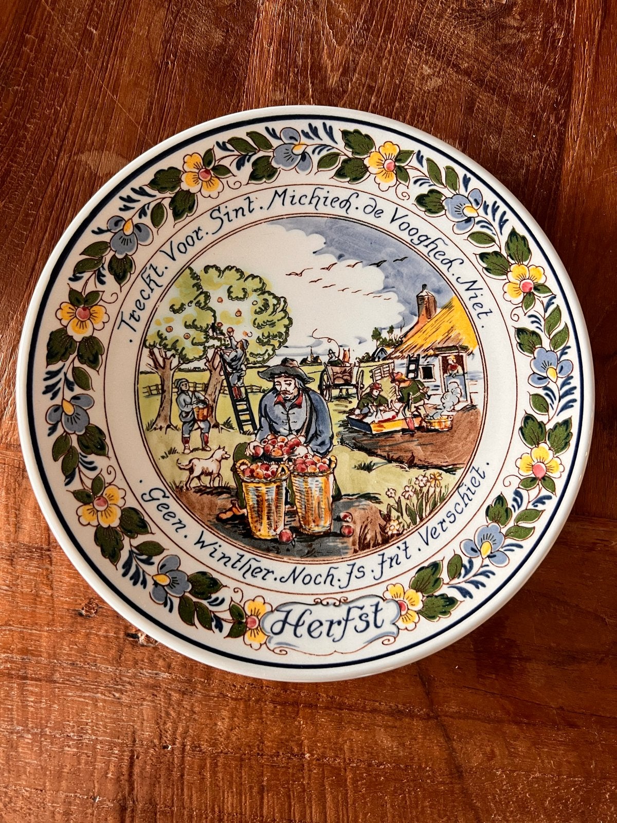 Decoratieve wandbord "Herfst" van Koninklijke Goedewaagen, Ophalen of Verzenden