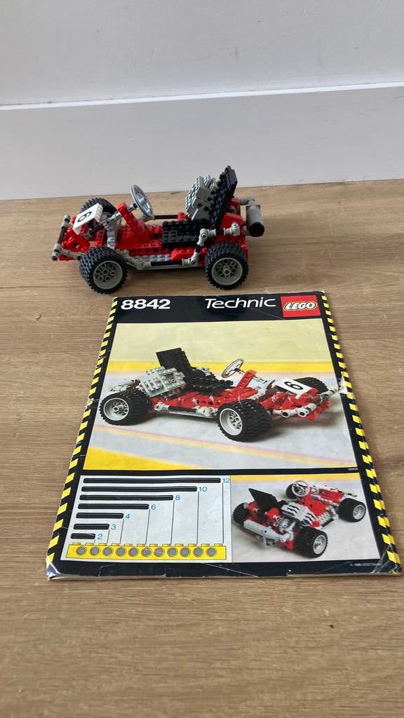 Lego Go-Kart 8842 - compleet, Ophalen of Verzenden, Gebruikt, Complete set, Lego