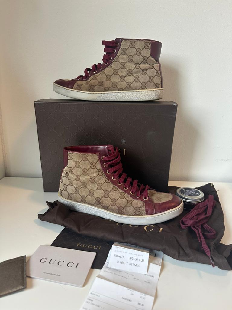 Gucci sneakers schoenen, Ophalen of Verzenden, Gedragen, Sneakers of Gympen