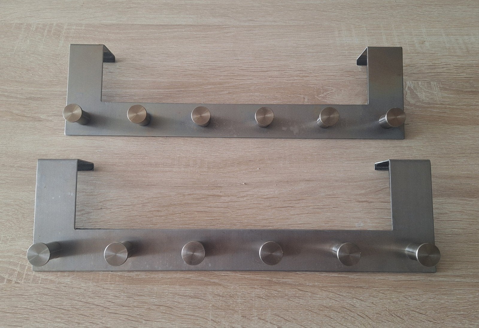 IKEA Grundtal deur kapstok 2 X, Gebruikt, Wandhaken, Ophalen of Verzenden, Minder dan 100 cm