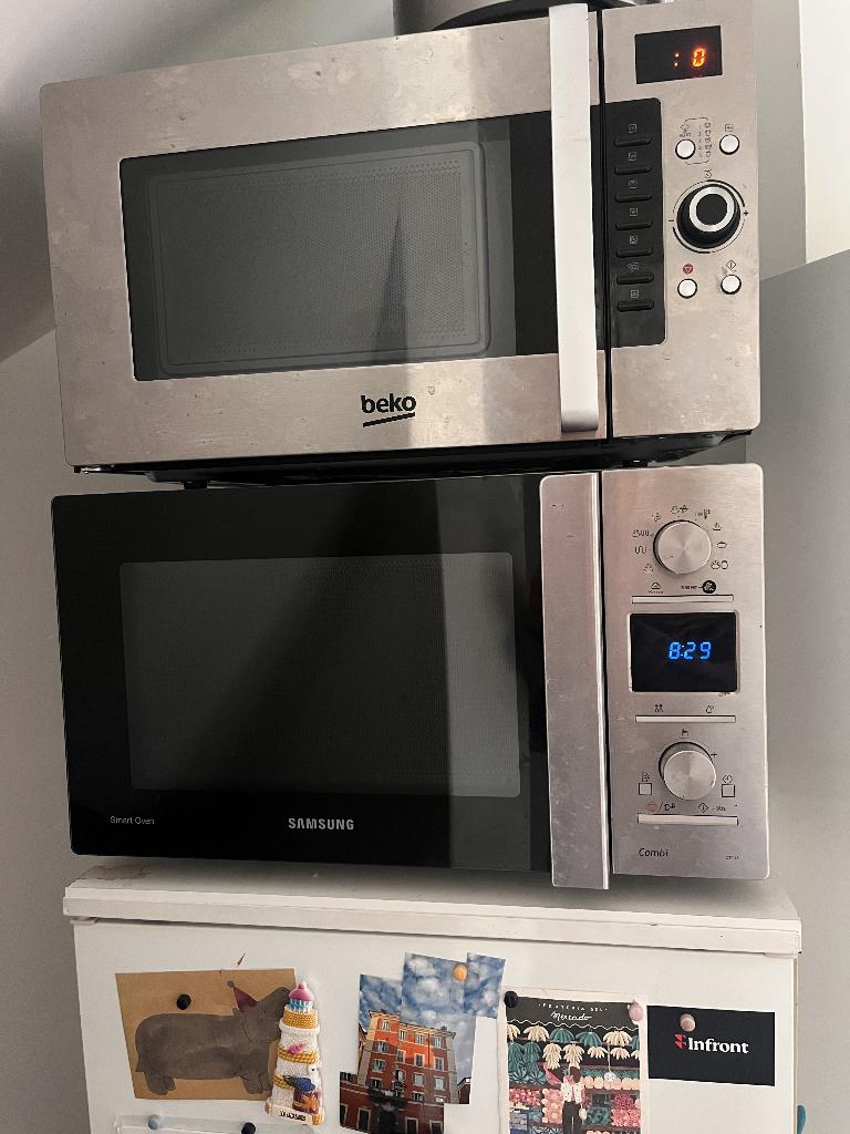 Samsung Microwave + SmartOven, Ophalen, Combimagnetron, Gebruikt, Grill