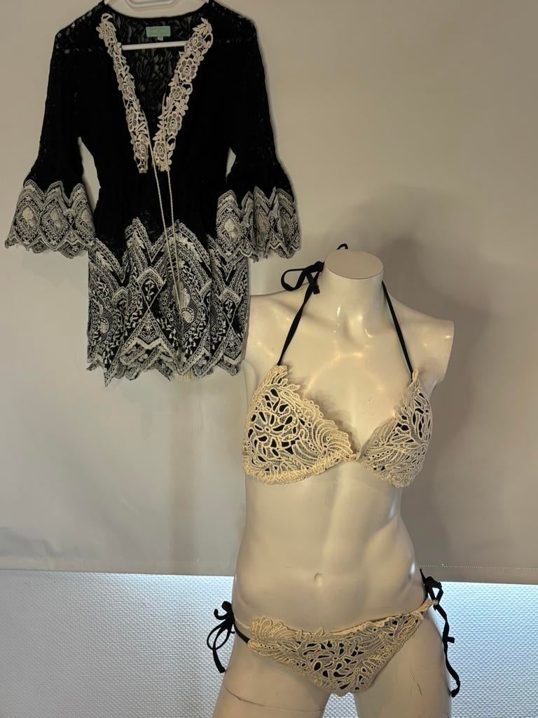 Antica sartoria bikini met jurkje  onesize, ., Zwart, Ophalen of Verzenden, Zo goed als nieuw