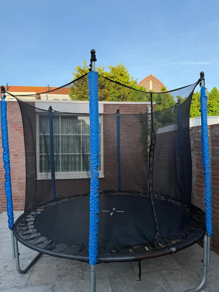 Trampoline, Kinderen en Baby's, Speelgoed | Buiten | Trampolines, Zo goed als nieuw, Ophalen