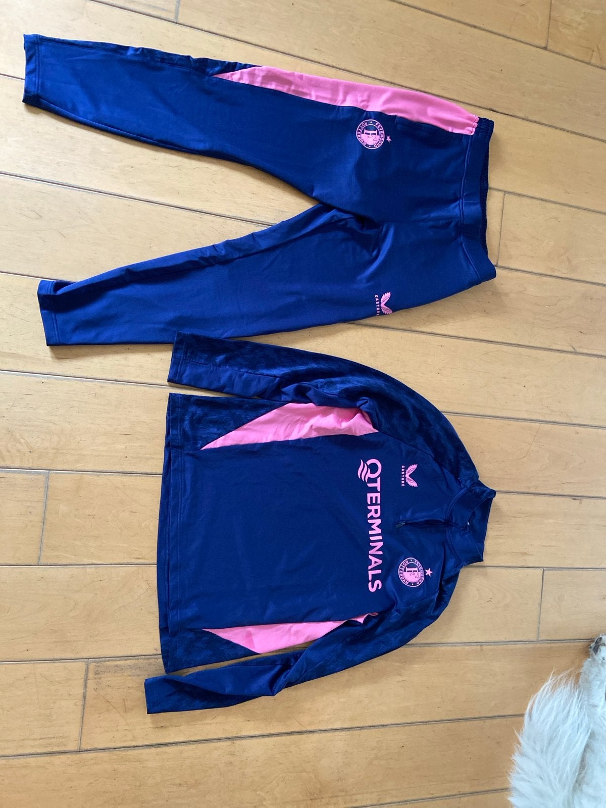 Castore Feyenoord trainingspak - ZGAN, Kleding | Dames, Blauw, Maat 42/44 (L), Ophalen of Verzenden, Fitness of Aerobics