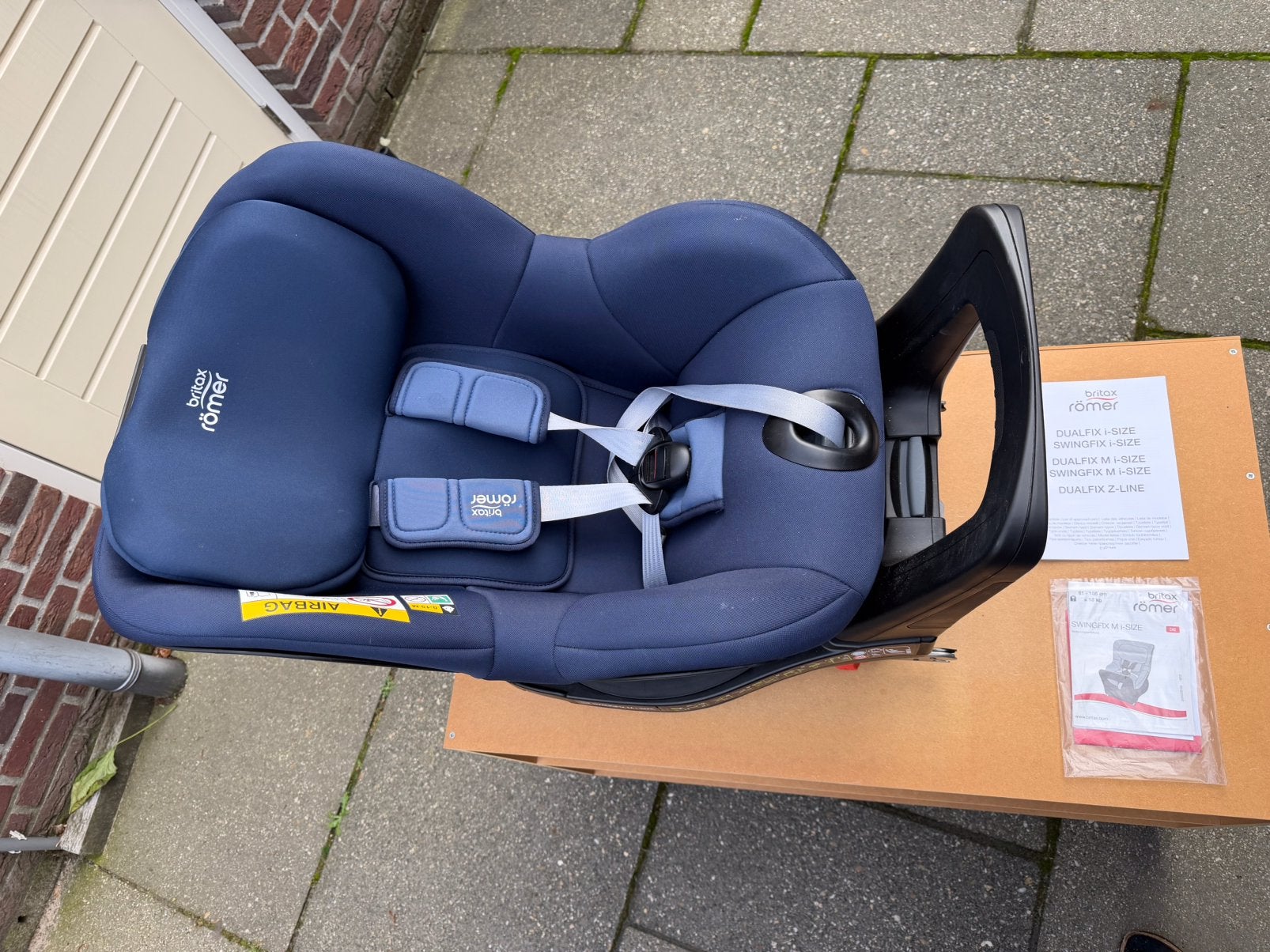 Britax Römer Premium Swingfix M i-size Moonlight Blue, Ophalen, Romer, Verstelbare rugleuning, 9 t/m 18 kg