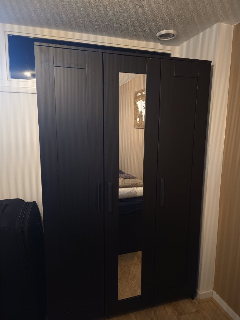 Kledingkast (Used), Ophalen, Met deur(en), Gebruikt, 100 tot 150 cm