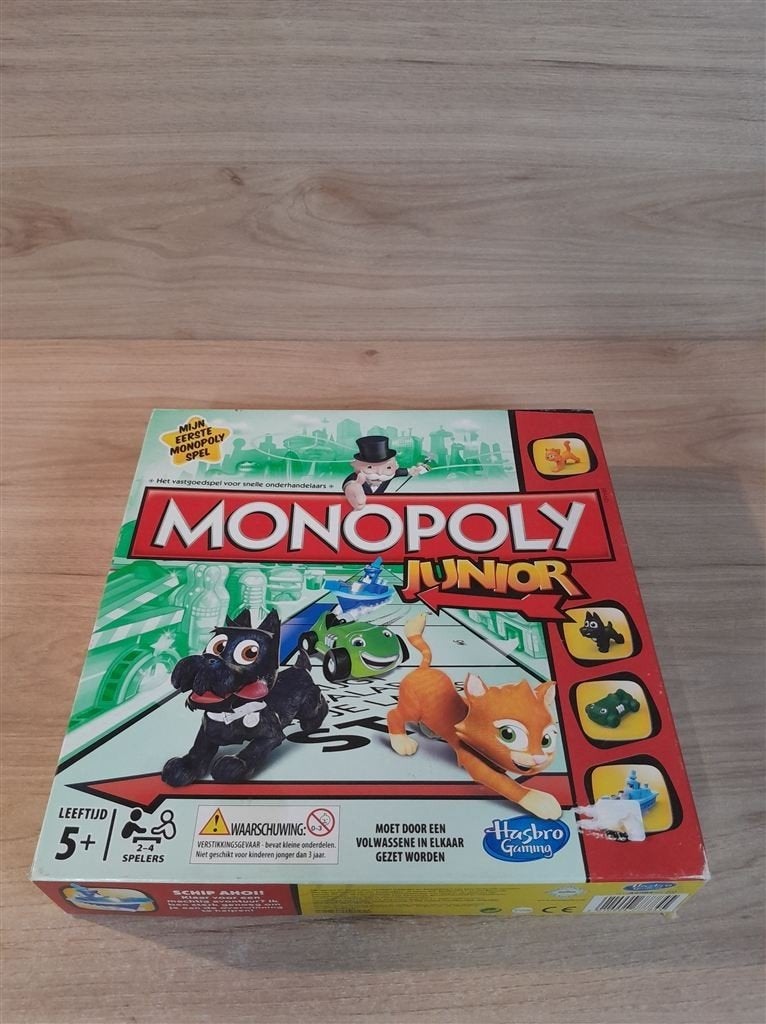 Monopoly Junior - mijn eerste monopoly - s5716, Verzenden, Zo goed als nieuw