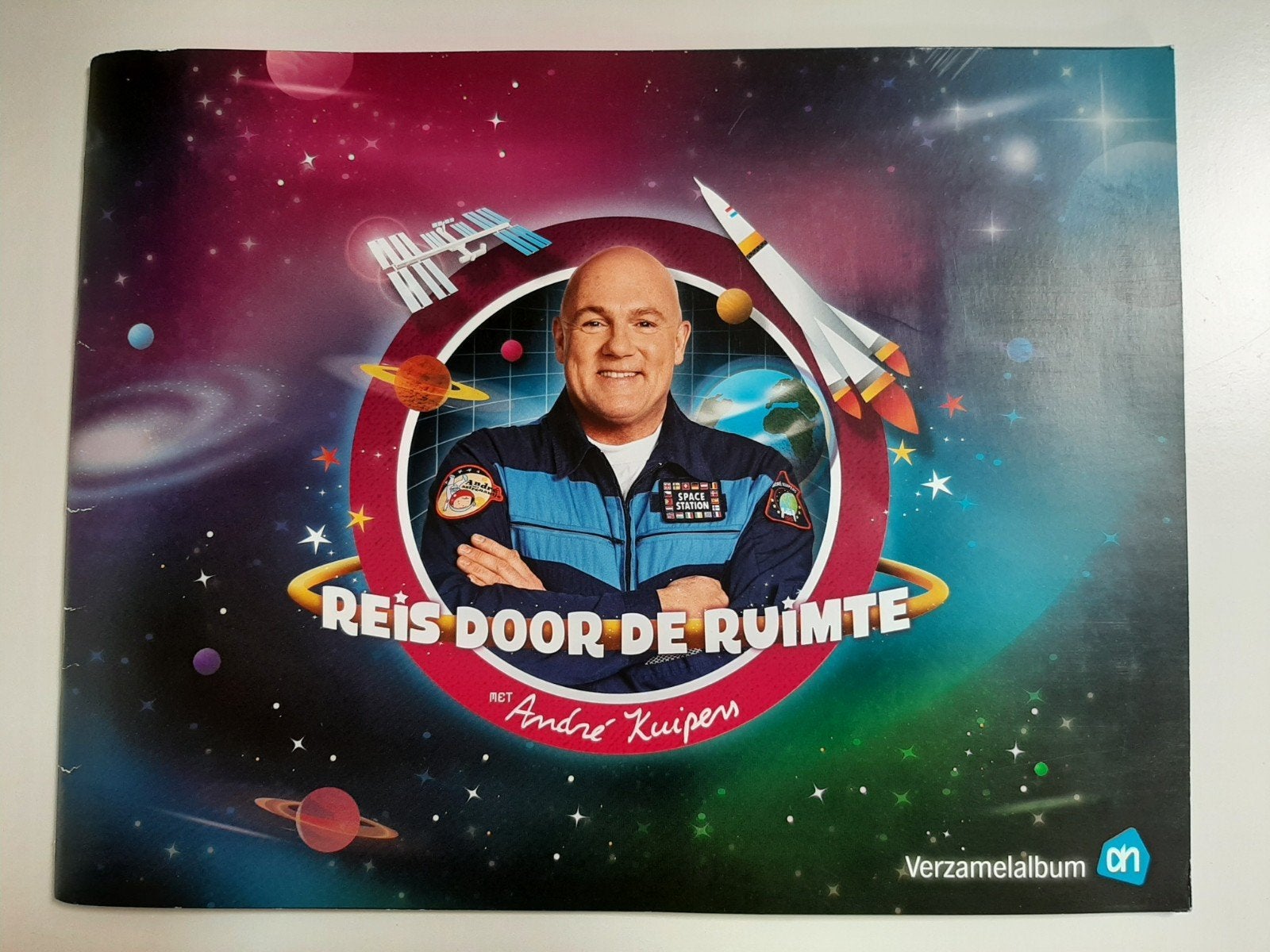 Verzamel album Reis door de Ruimte, Verzamelen, Supermarktacties, Albert Heijn, Ophalen of Verzenden