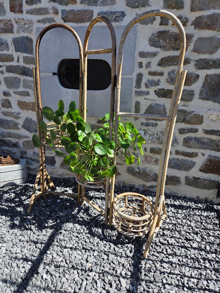 Vintage bamboe plantenstandaard, Ophalen