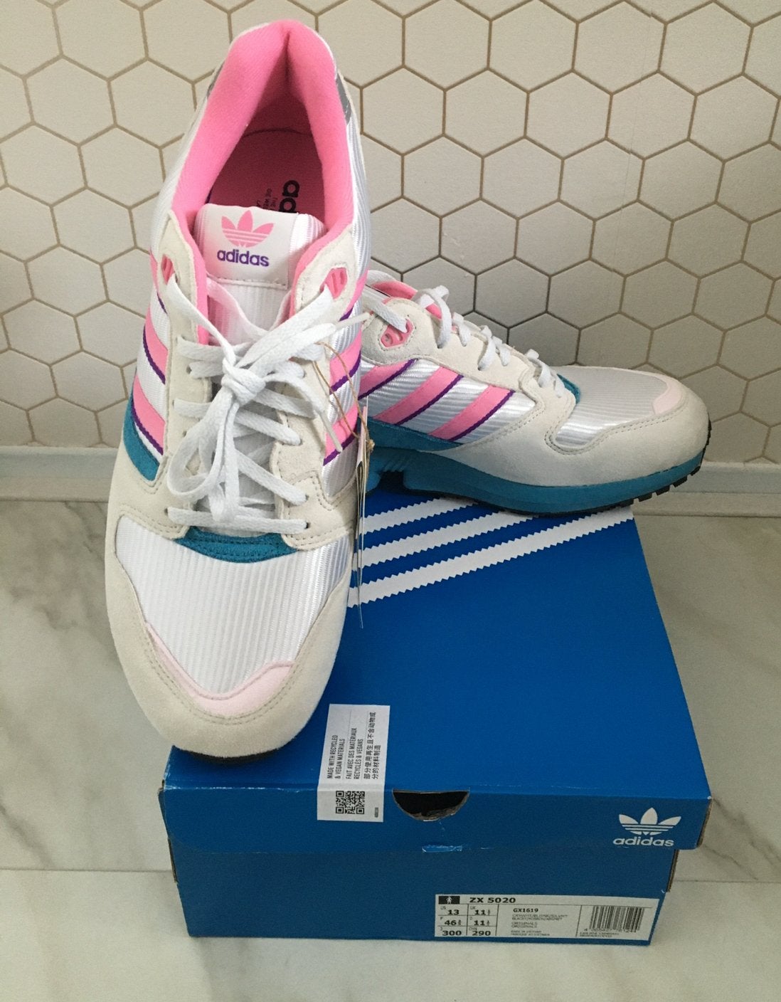 Adidas ZX 5020 GX1619 Nieuw met Doos Maat 46⅔ Retro 80s, Ophalen of Verzenden, Nieuw, Overige kleuren