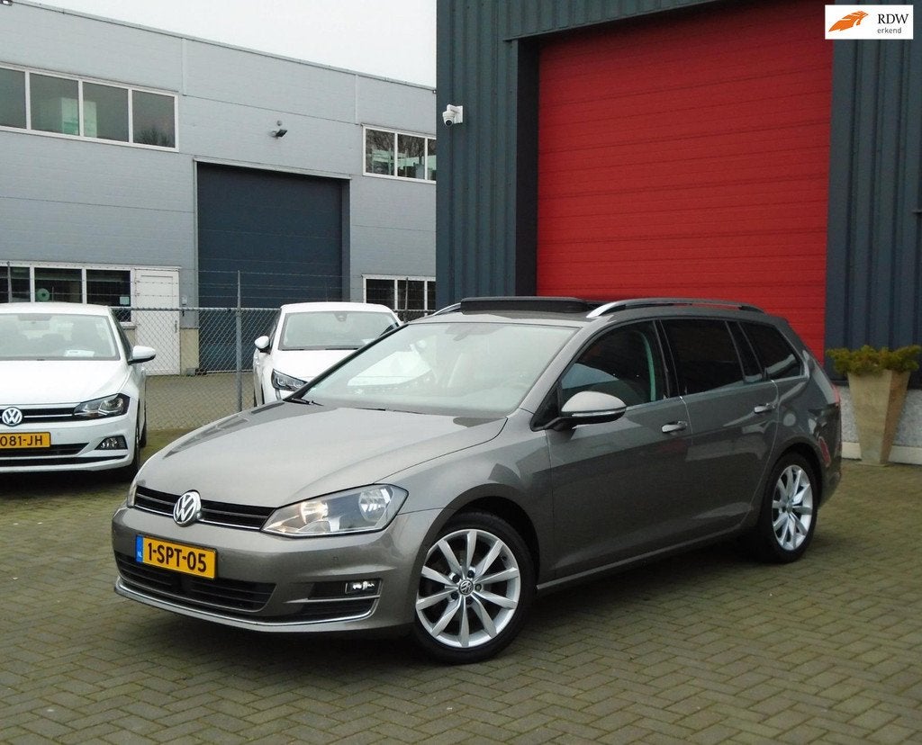 Volkswagen Golf Variant 1.4 TSI Highline,Cruise,Pano,Trekhaa, Auto's, Euro 5, Gebruikt, Zwart, 4 cilinders