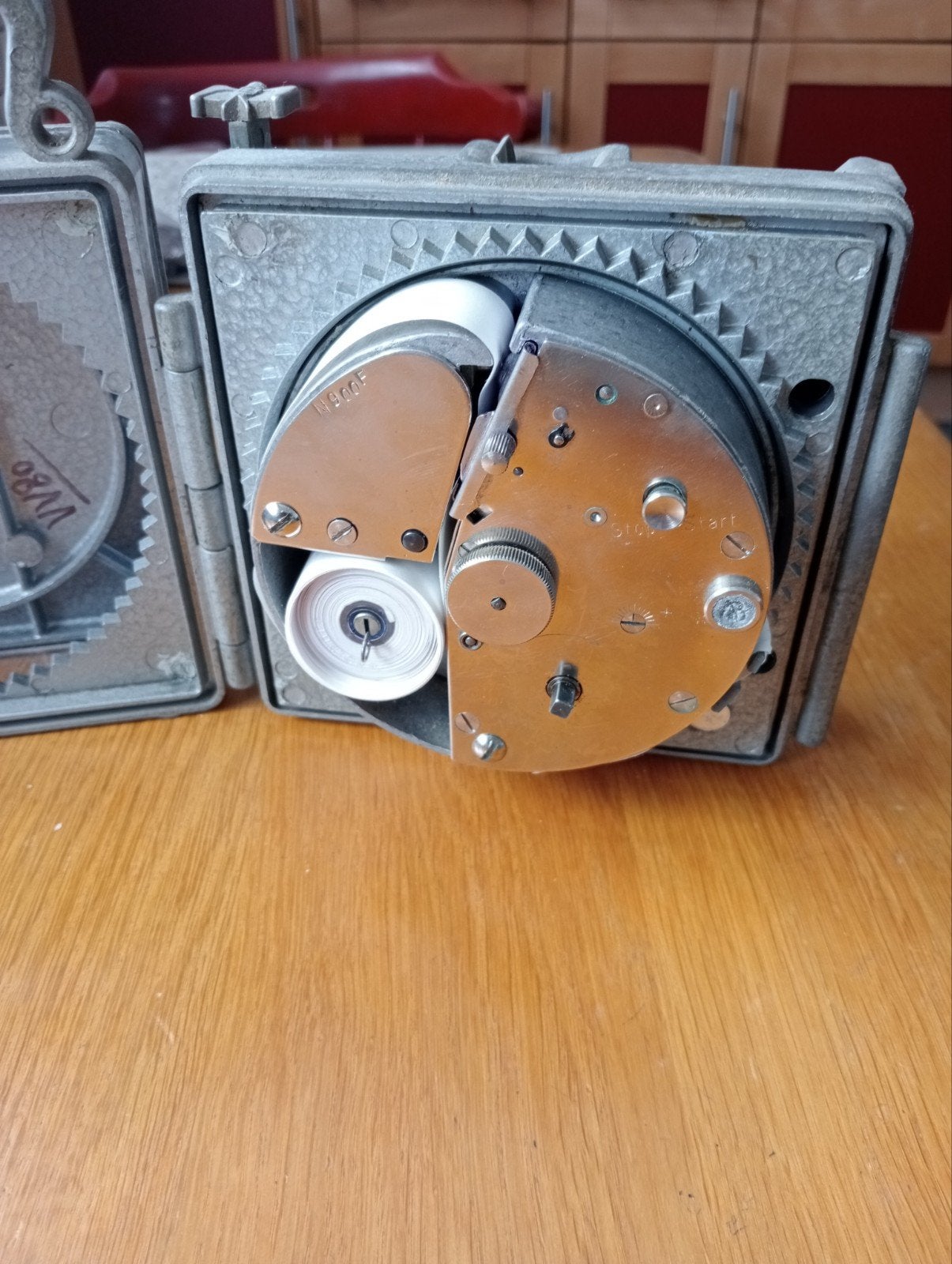 Vintage Junior kloktijdregistratiesysteem, Antiek en Kunst, Antiek | Klokken, Ophalen of Verzenden