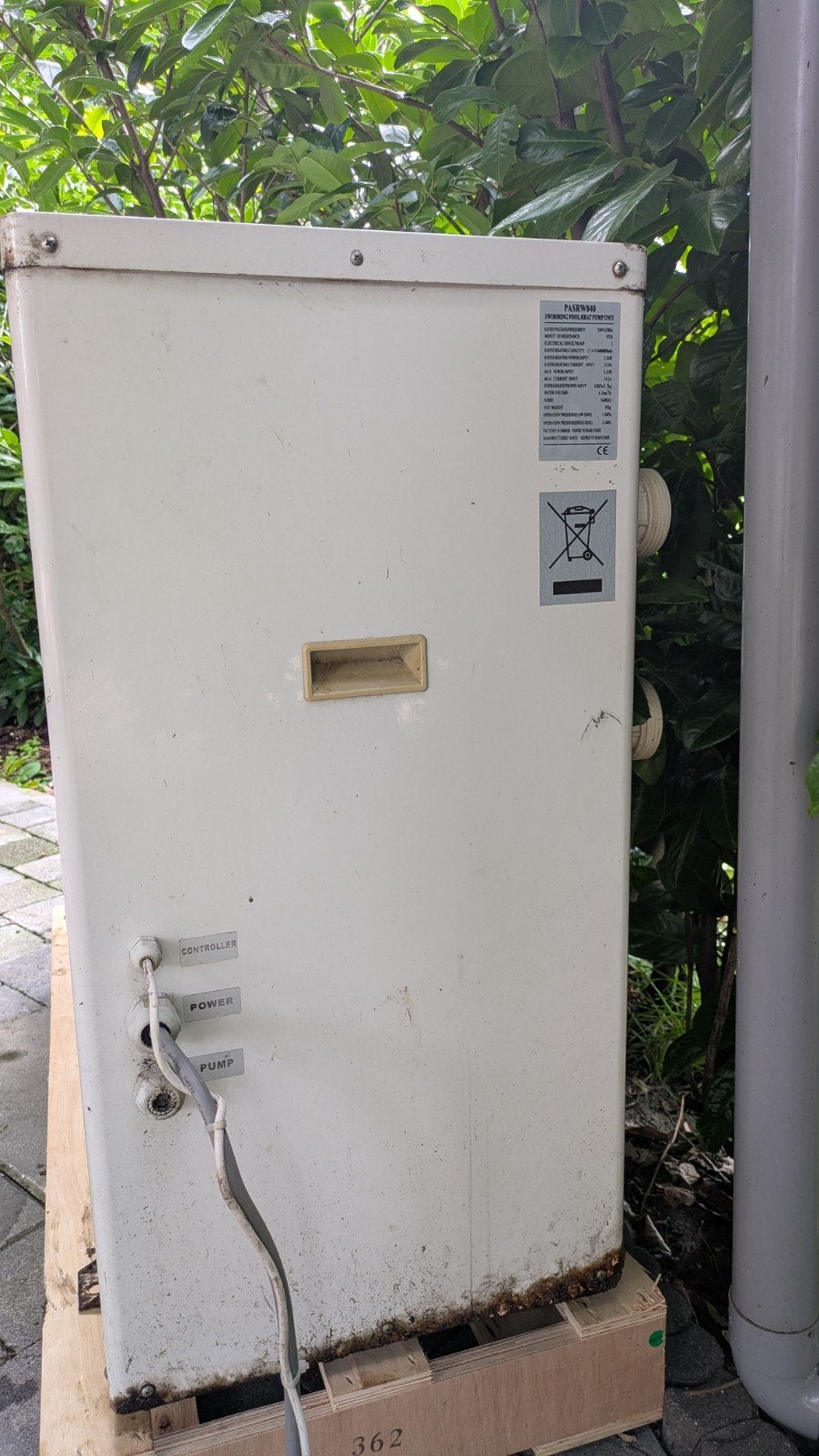 MaxiCool Zwembad Warmtepomp, Ophalen, Gebruikt, Verwarmen, 3 snelheden of meer