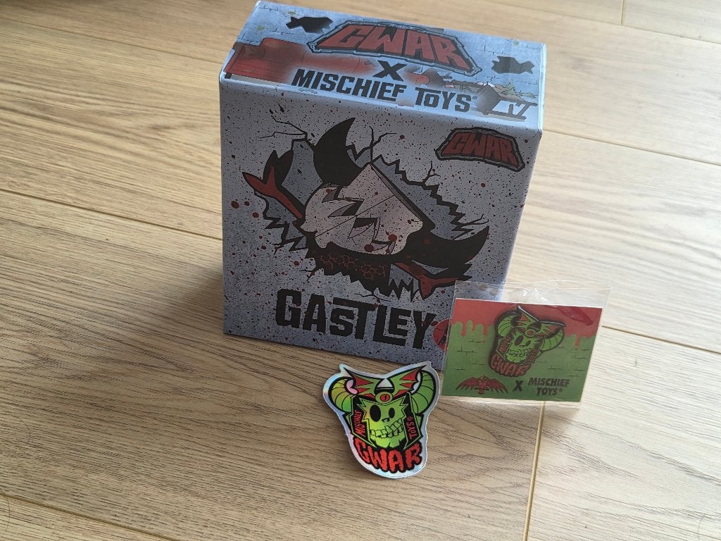 Mischief Toys GWAR Gastley RED SPATTER LE 50 & PIN Set, Ophalen of Verzenden, Nieuw