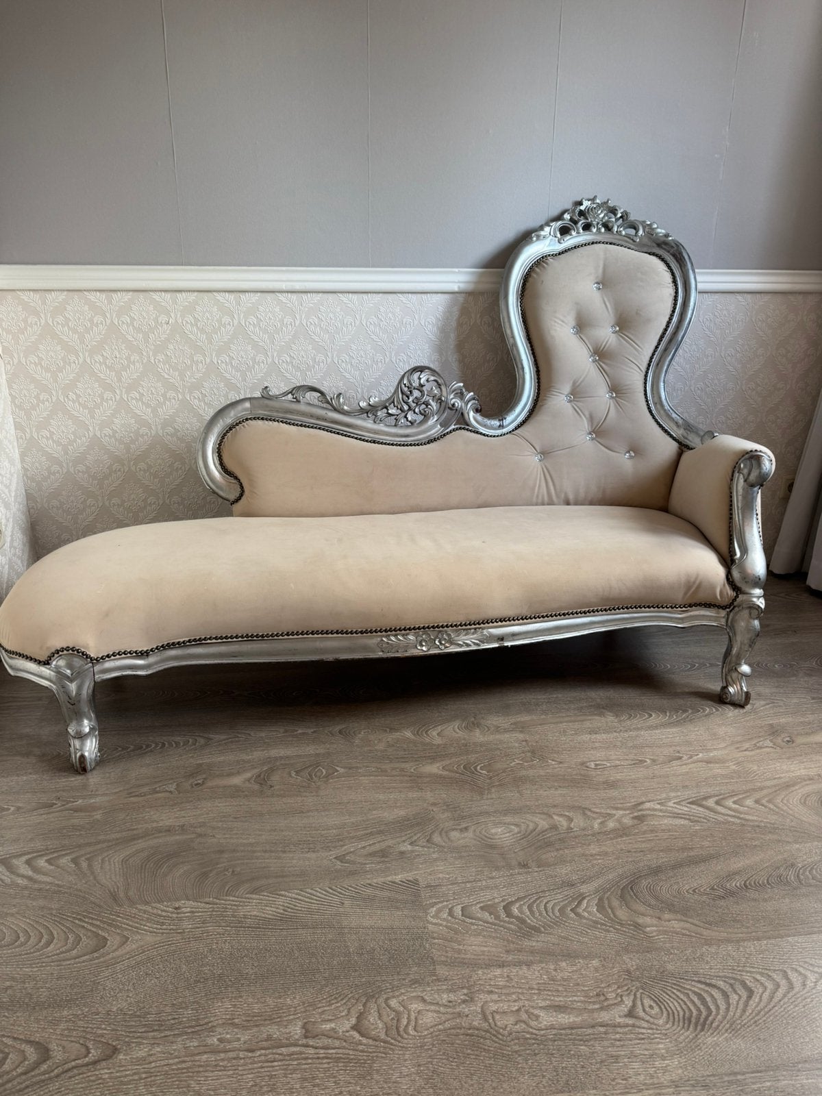 chaise longue barok lang, Ophalen, Zo goed als nieuw