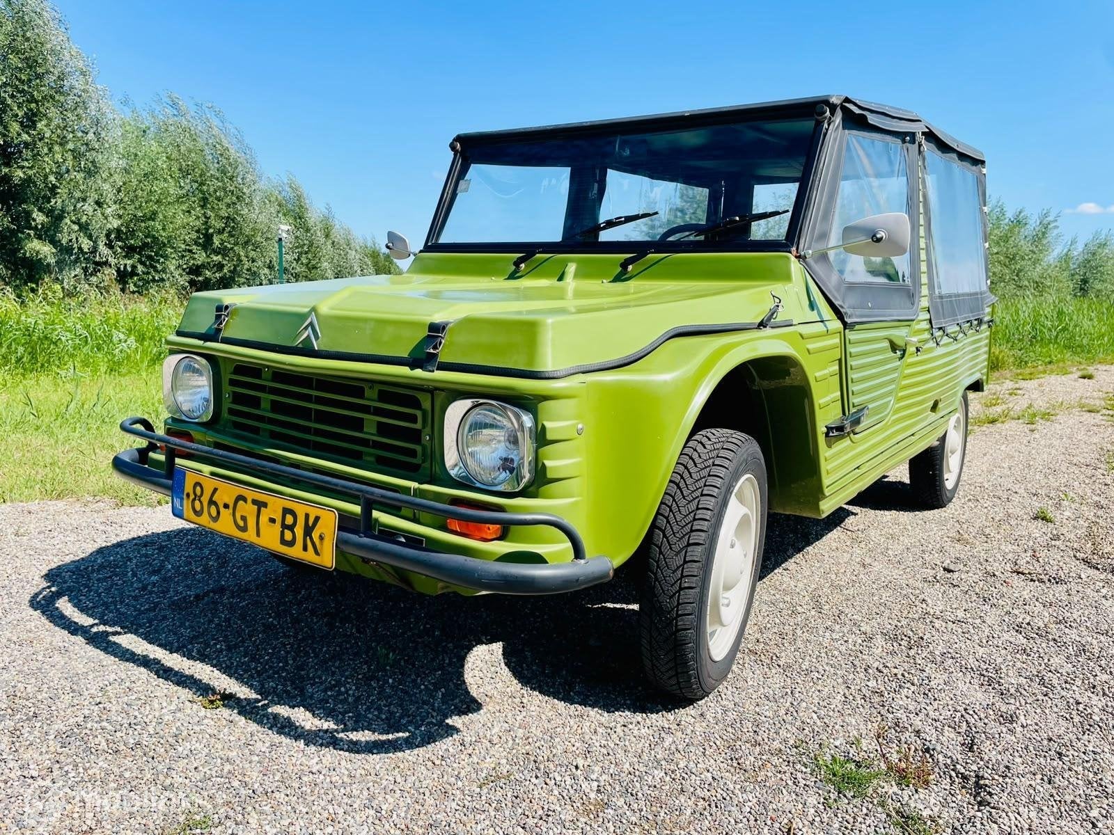 Mehari vert montana 4 pers. 01-1983 113.150 km, Auto's, Voorwielaandrijving, 31 pk, Cabriolet, 4 stoelen