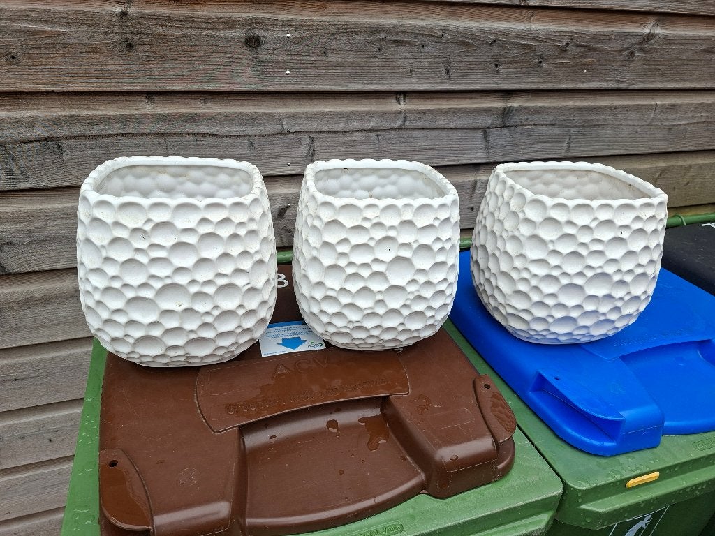 bloempotten, Ophalen, Vierkant, Binnen, Zo goed als nieuw