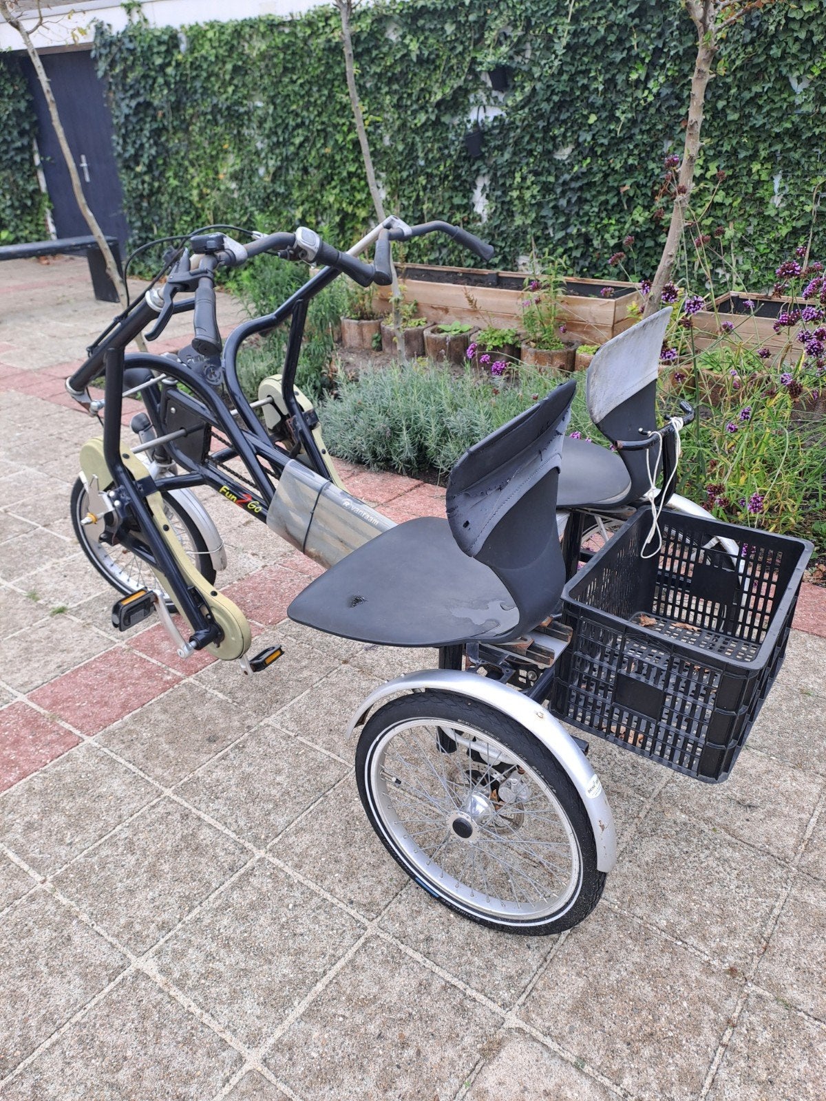 nette driewieler Van Raam fun2go met 7 versnellingen, Fietsen en Brommers, Ophalen of Verzenden, Gebruikt, Trommelrem, Fun2go van raam