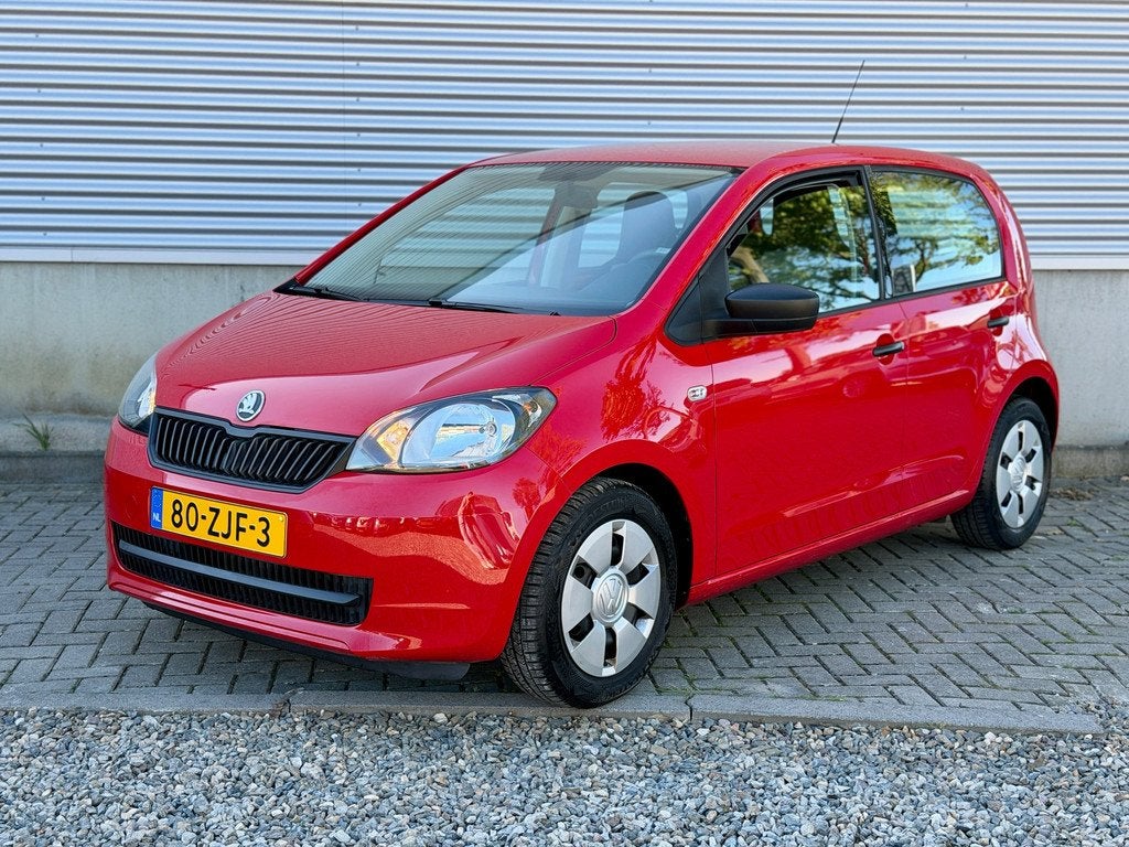 Skoda Citigo 1.0 Greentech Arctic 5 Deurs [ aircoaudio ], Voorwielaandrijving, Euro 5, Stof, Gebruikt