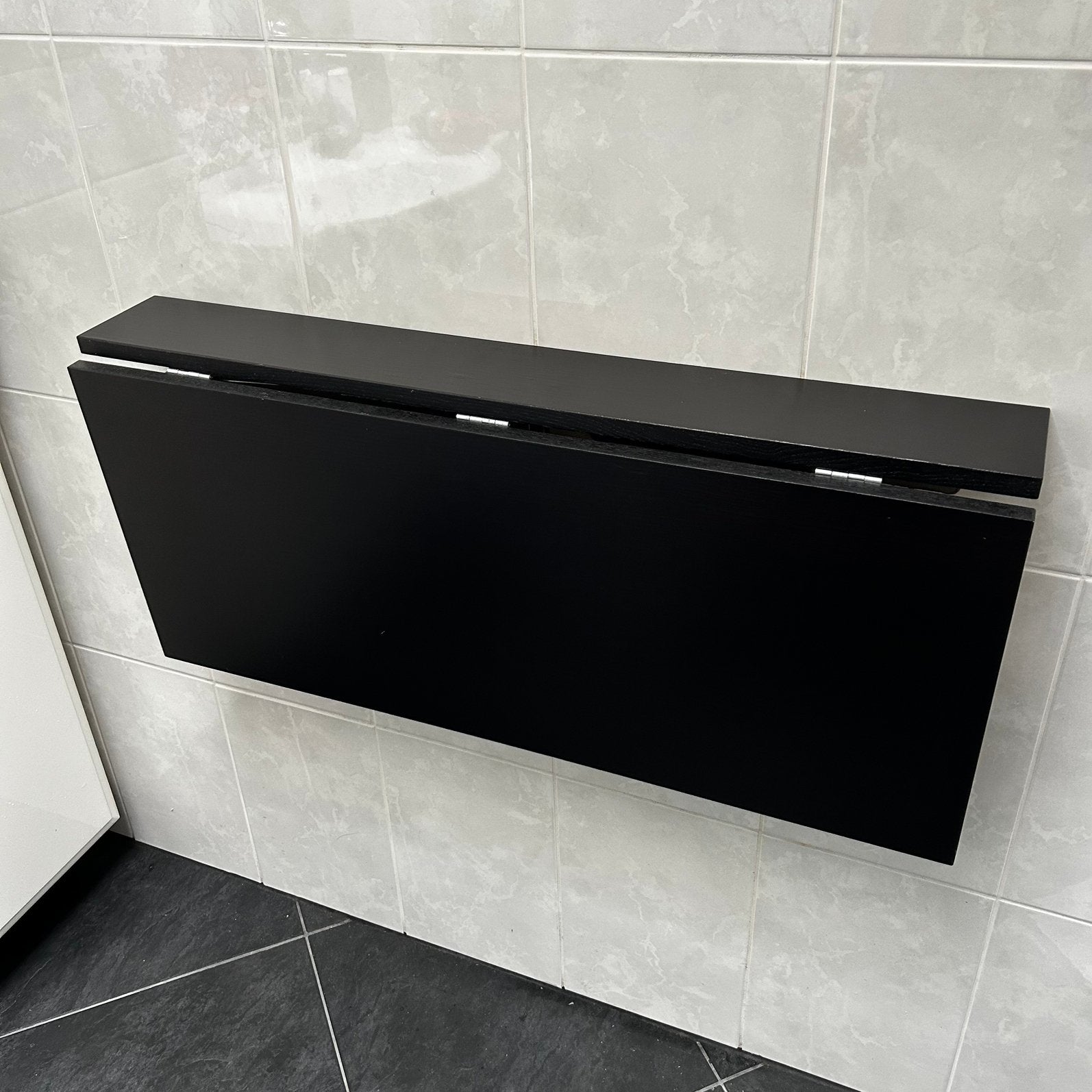 IKEA BJURSTA wandklaptafel zwartbruin 90x50 cm – inklapbaar, Huis en Inrichting, 100 tot 150 cm, Ophalen of Verzenden, Zo goed als nieuw