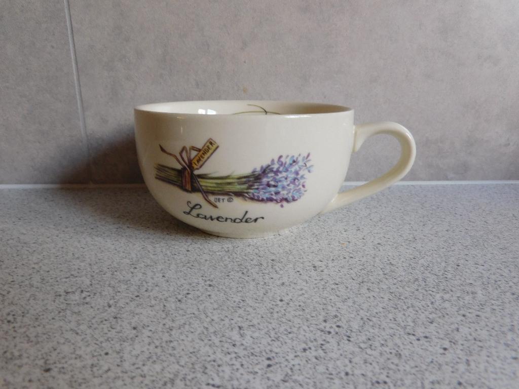 Grote Kop (Tea for One) Lavendel JET by ter Steege, Ophalen of Verzenden, Zo goed als nieuw, Overige stijlen, Kop(pen) en/of Schotel(s)