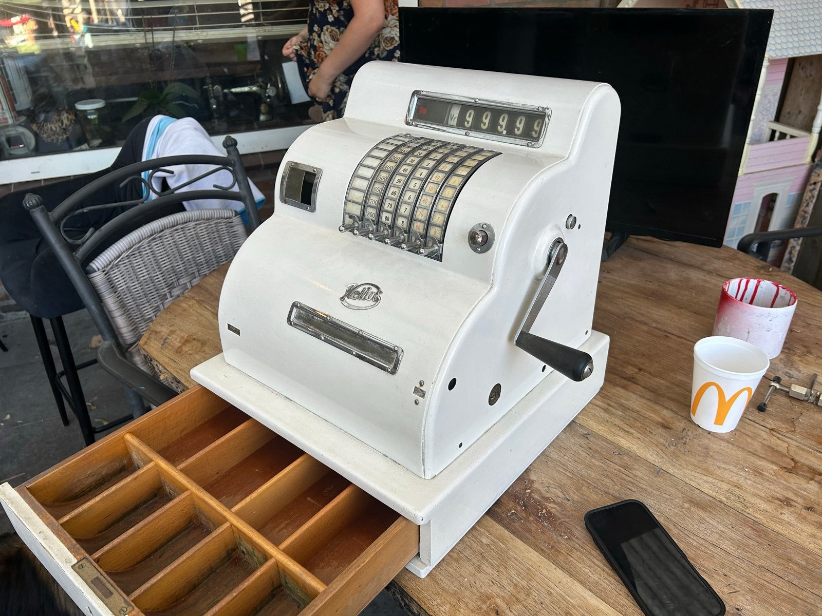 Vintage Helios Kassa - Decoratief en Functioneel, Ophalen