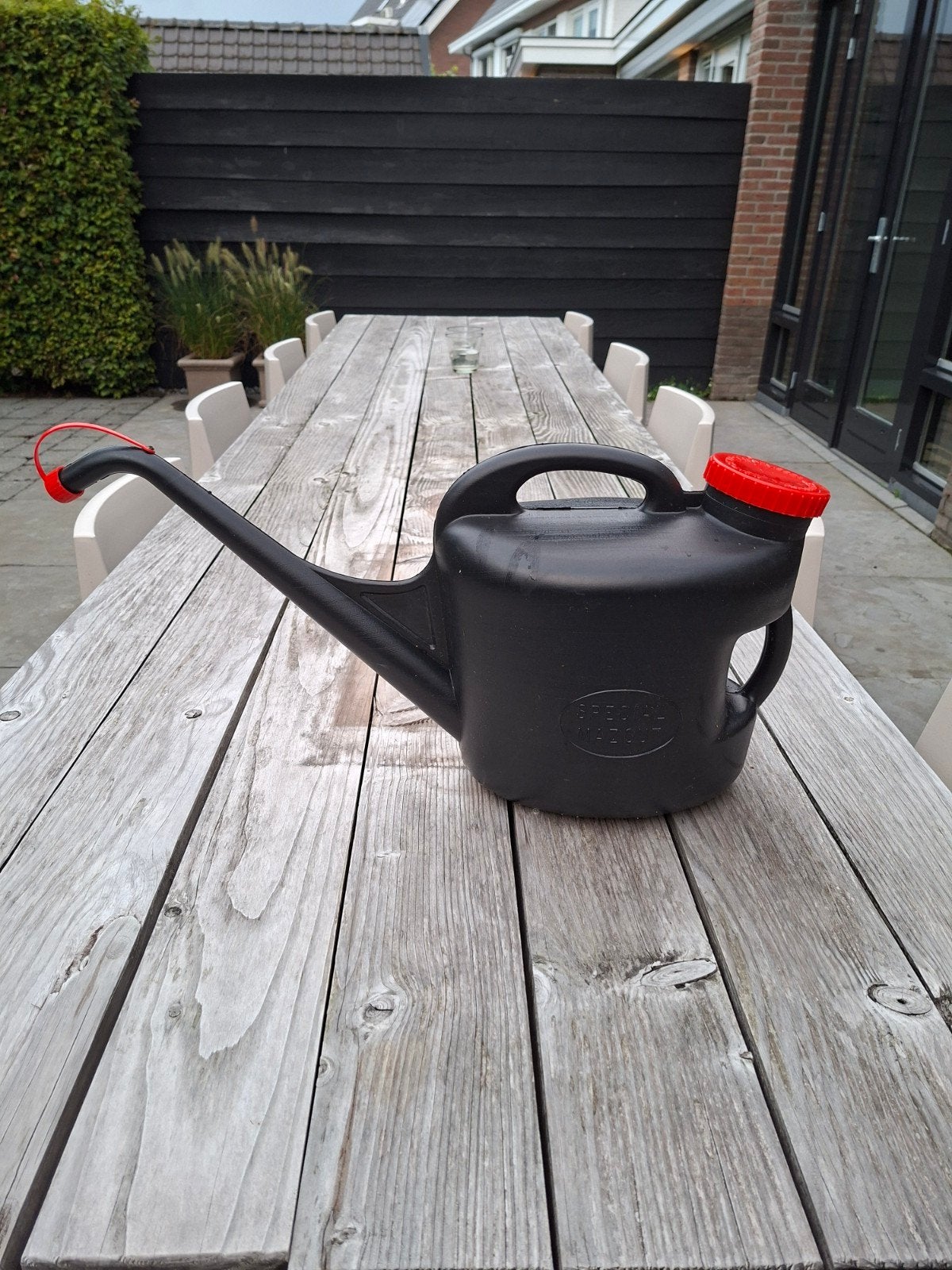 Gieter met smalle schenktuit voor watertank/caravan, Ophalen of Verzenden, Gebruikt, Kunststof