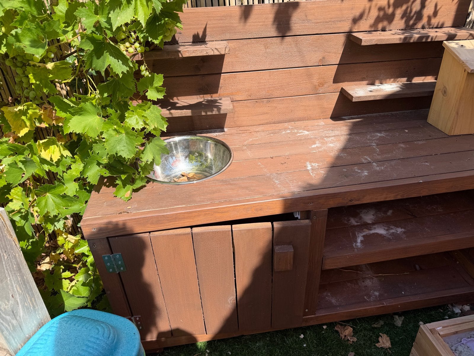 Houten modderkeuken 1.20m breed voor buiten, Ophalen, Gebruikt, Overige typen