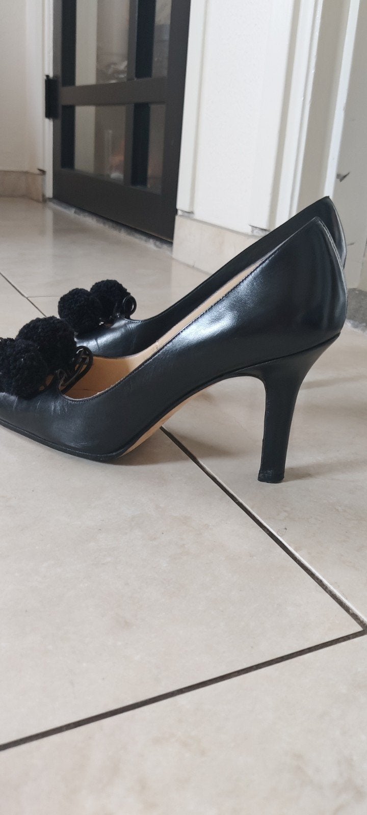 Jimmy Choo Zwarte Pumps  - Maat 38, Ophalen of Verzenden, Gedragen, Zwart