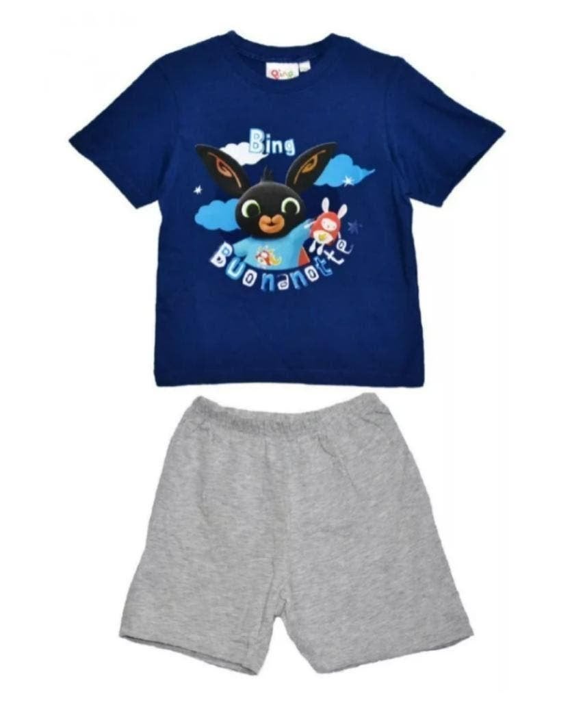 Bing Konijn Shortama - Blauw/Grijs - Maat 110/116, Nacht- of Onderkleding, Nieuw, Nvt, Jongen