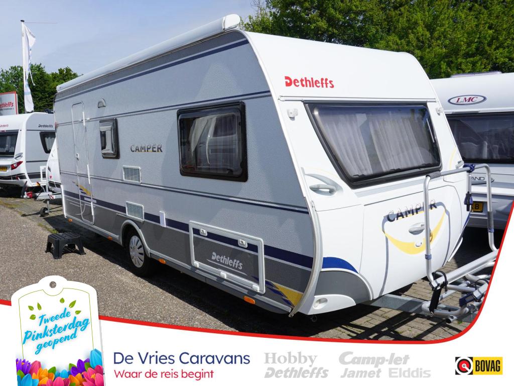 Dethleffs Camper 500 TK Mover,voortent,luifel!!, Caravans en Kamperen, Caravans, Dwarsbed, Bedrijf, Treinzit, Schokbreker