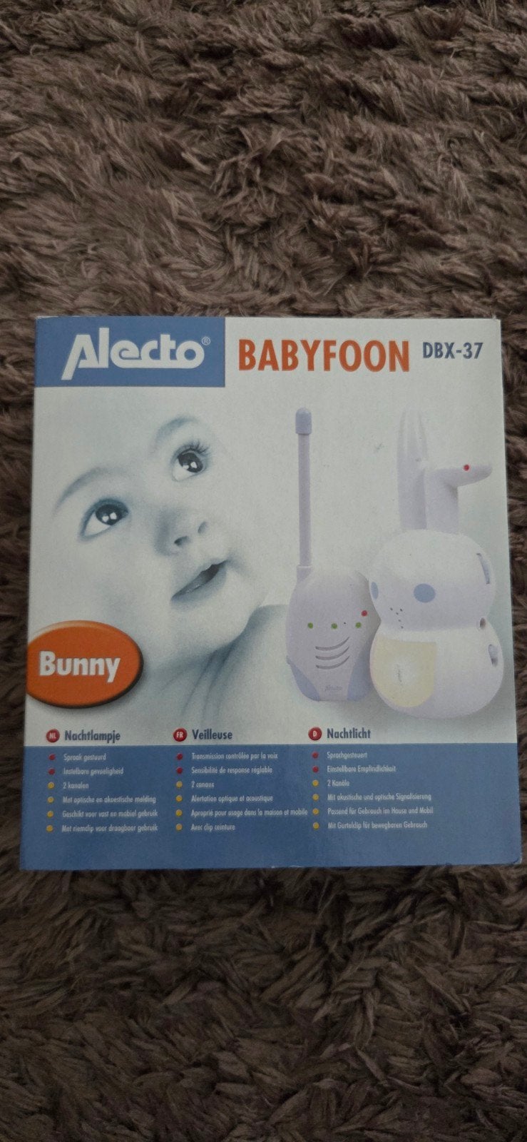 Alecto babyfoon  DBX - 37, Ophalen of Verzenden