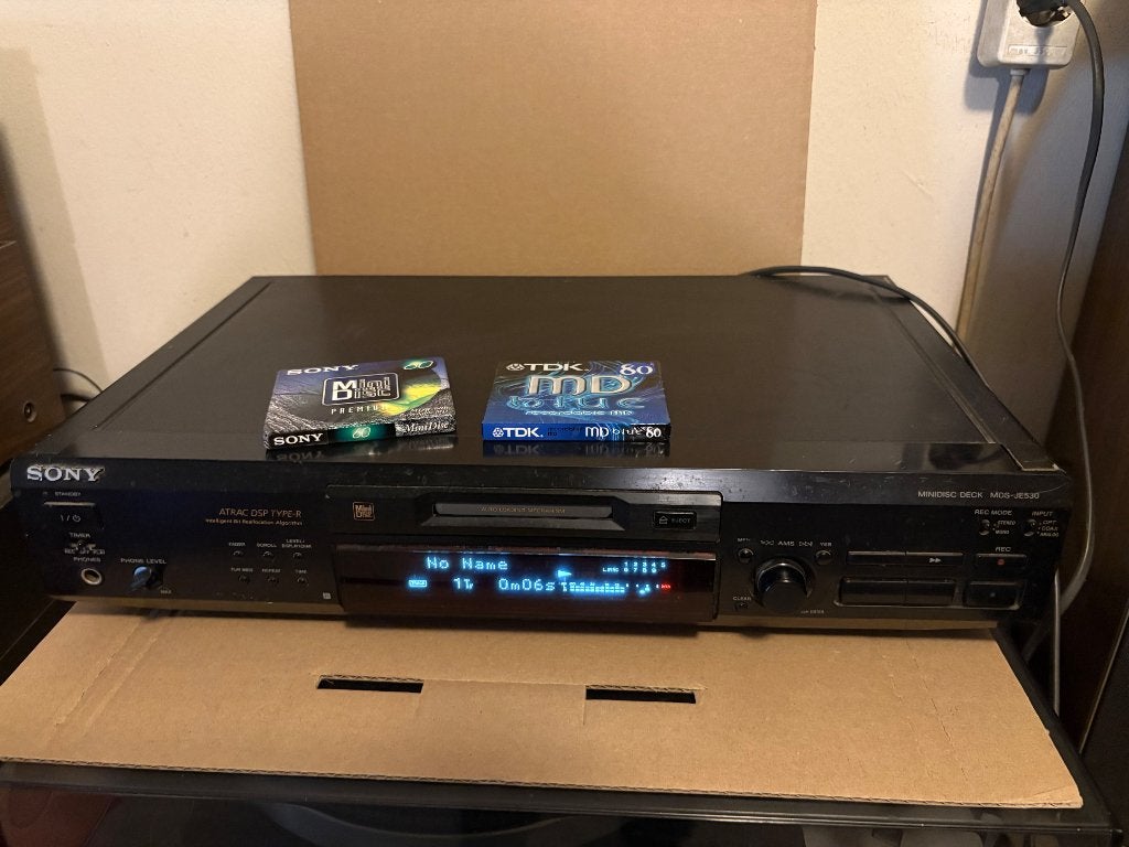 Sony minidisc speler MDS-JE530, Minidisc-speler, Sony@sony.jp, Verzenden, Sony