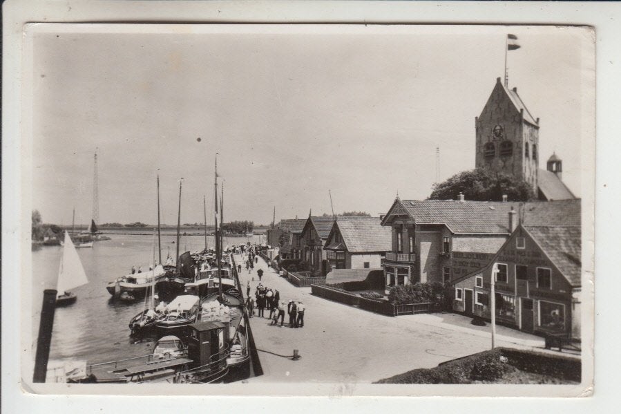 Grouw, Ophalen of Verzenden, 1940 tot 1960, Gelopen, Friesland