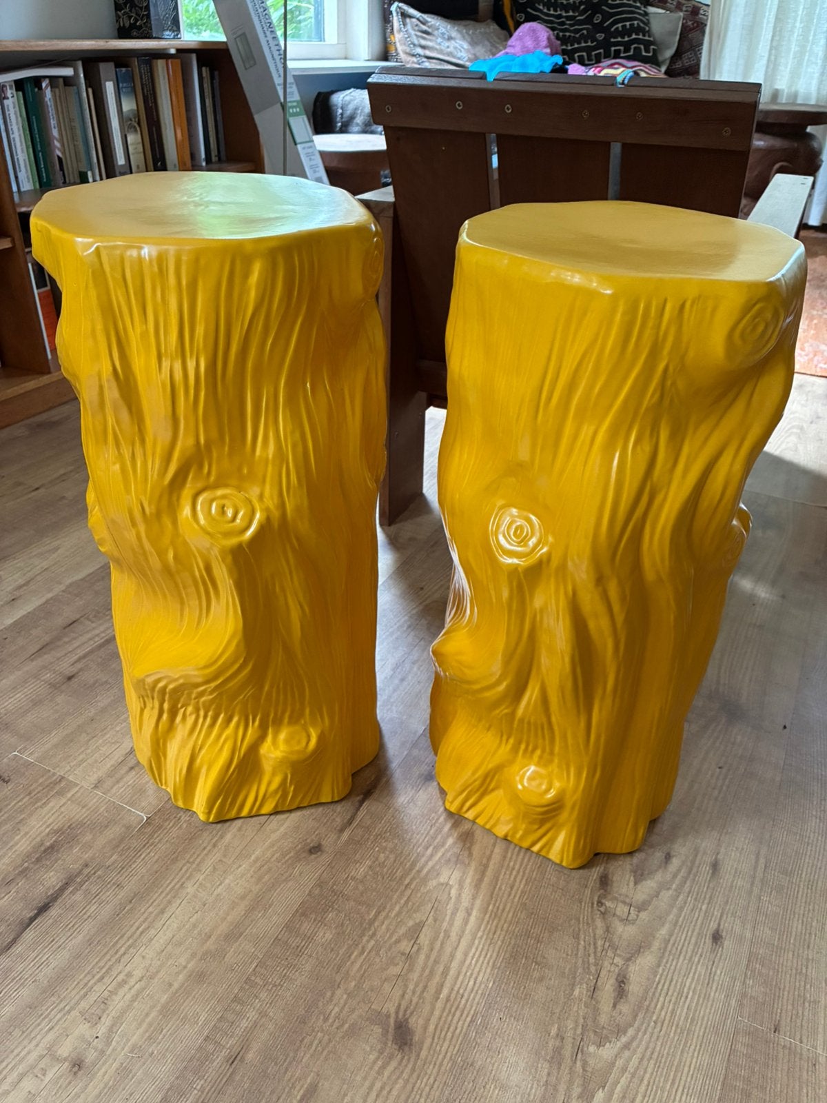 Pols potten tree trunk side table 2x, Huis en Inrichting, Minder dan 50 cm, 50 tot 75 cm, Nieuw, Minder dan 50 cm