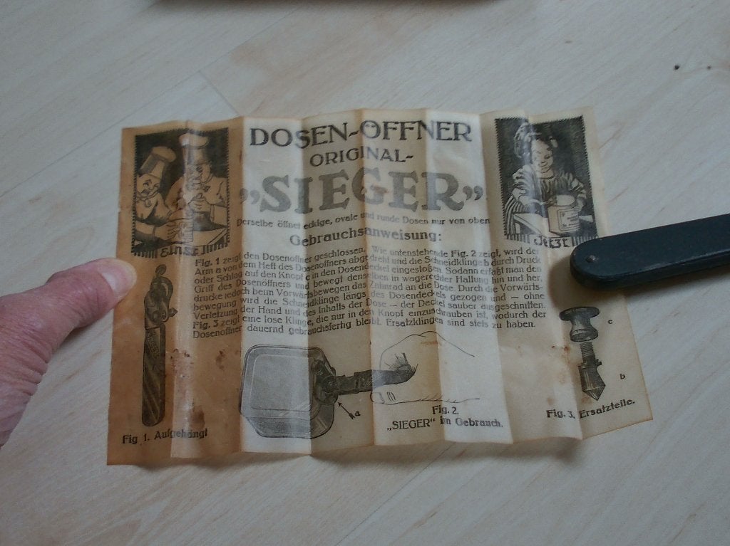 antieke blikopener, Ophalen of Verzenden