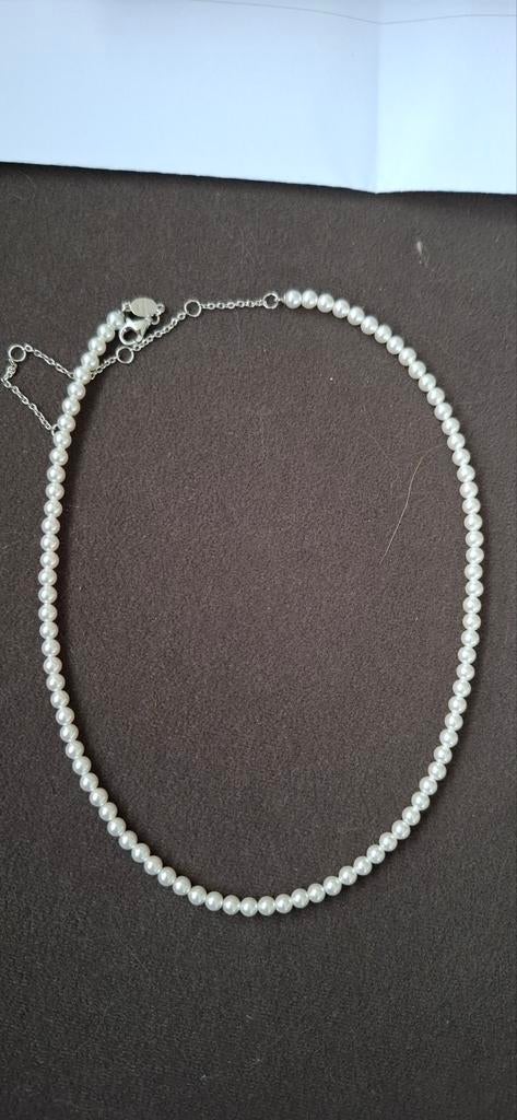 Ti Sento Milano parel ketting, Verstelbaar, Nieuw, Ophalen of Verzenden, Zilver