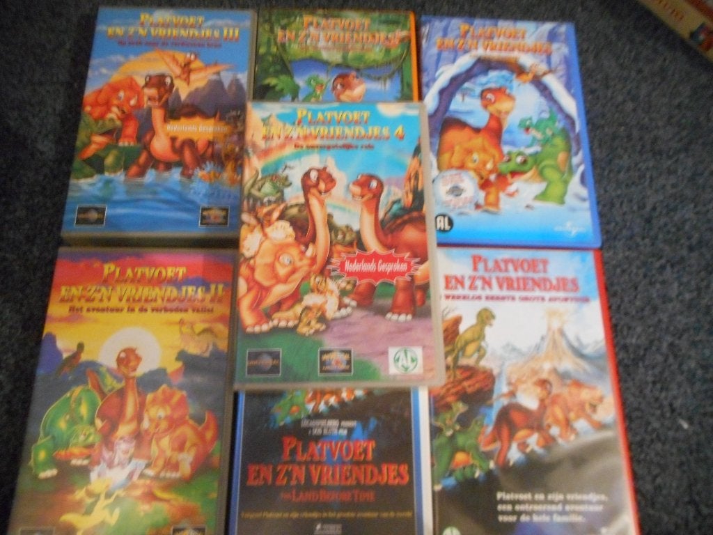 PLATVOET & ZIJN VRIENDJES 2 "De Verboden Vallei" Op VIDEO!, Cd's en Dvd's, VHS | Kinderen en Jeugd, Tekenfilm, Verzenden, Alle leeftijden