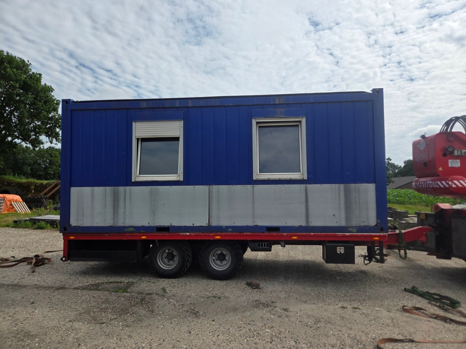 Mobiele kantoorunit bouwkeet opslagcontainer, Ophalen of Verzenden