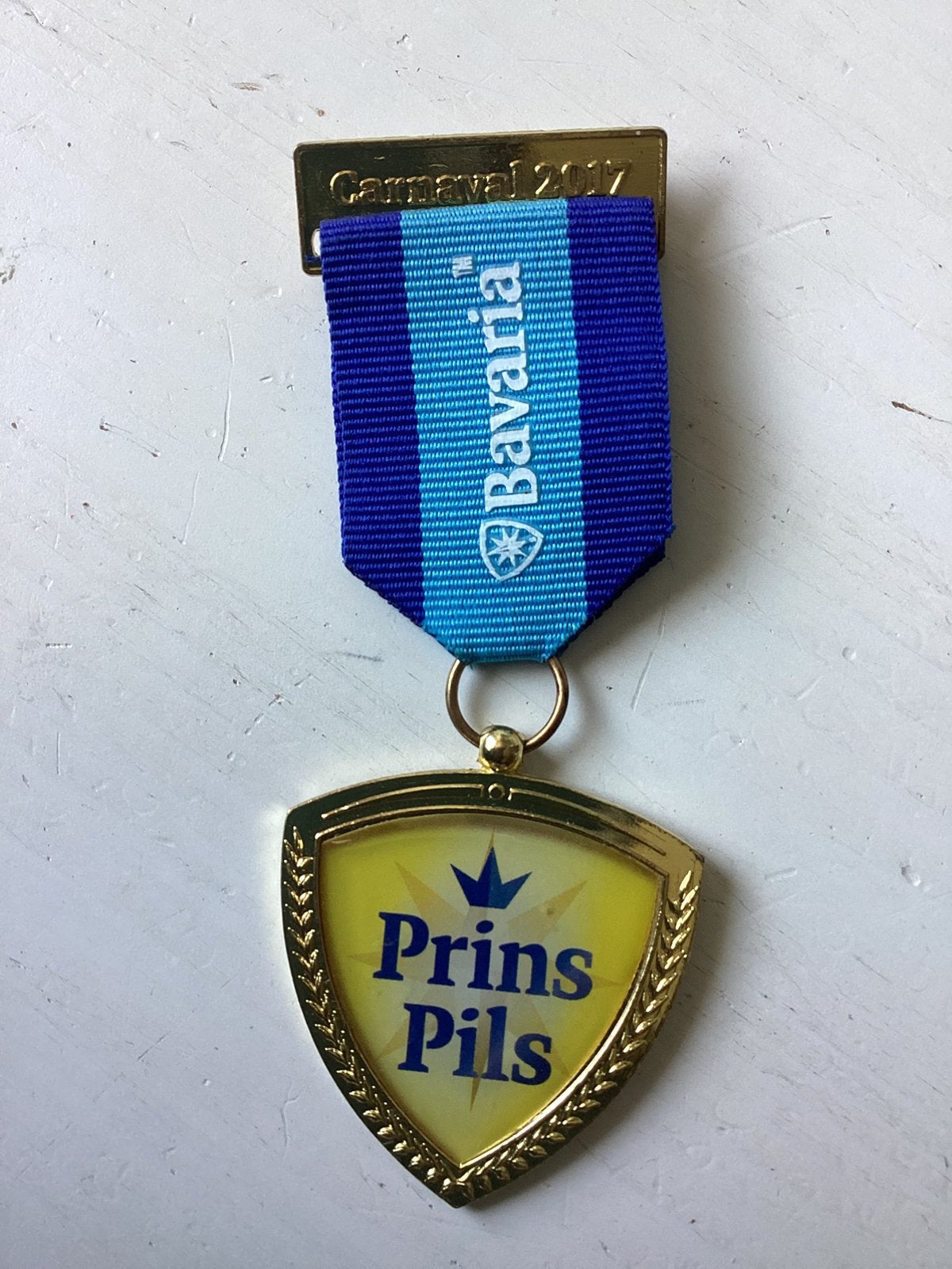 Medaille Bavaria Prins Pils Carnaval, Verzenden, Zo goed als nieuw, Overige typen, Bavaria